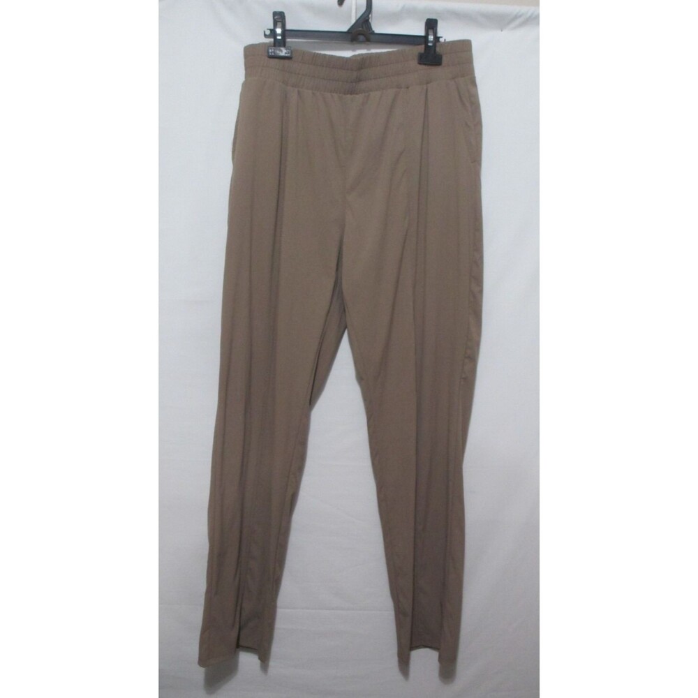 Yogalicious Womens XL Trekki Modern Day Pants Tan/Brown Nylon Stretch